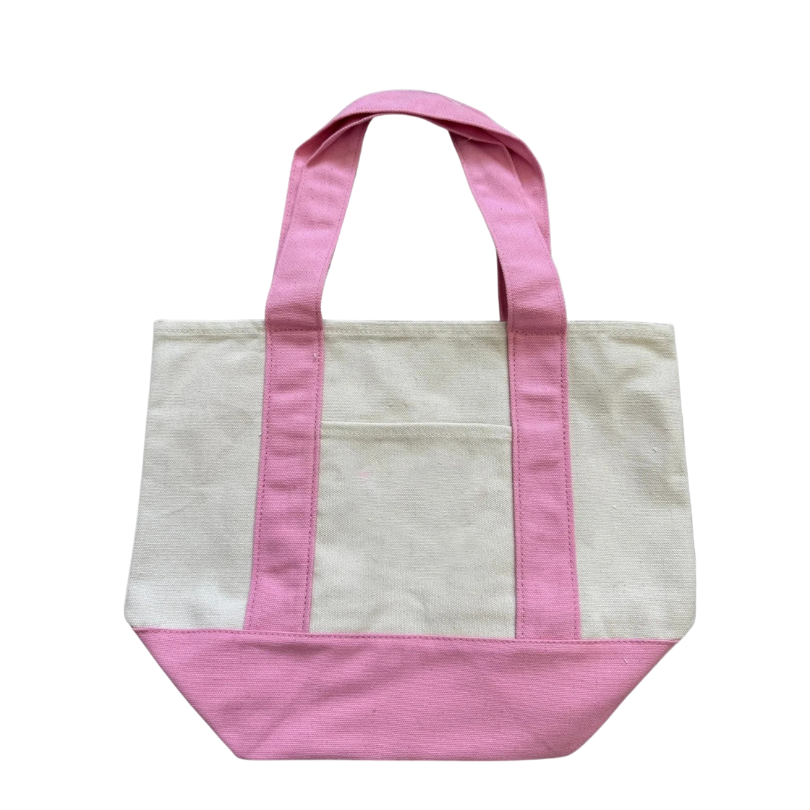 Summer Pastel Canvas Tote Bags