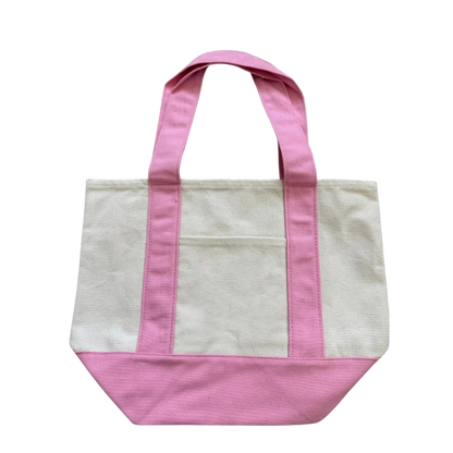 Summer Pastel Canvas Tote Bags