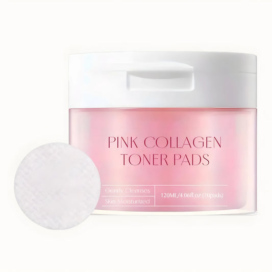 PINK COLLAGEN FACIAL CLEANSING PADS